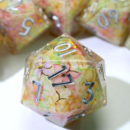 Feywild Bloom | Art Core Dice | 7 Piece Set - Tabletop Dominion - We Print Miniatures
