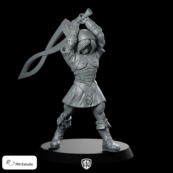 Fierce Deity Link JRPG Miniature Sword Warrior Fantasy