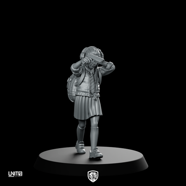 Fiona Spark Quinn 02 Miniature Cyberpunk Sharpshooter