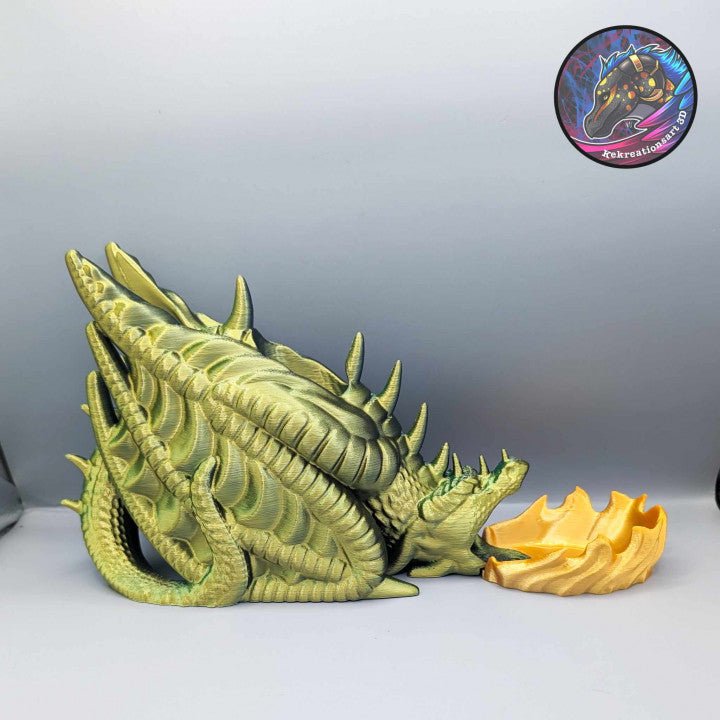 Fire Breathing Wyvern Dice Tower - Kirsten M - We Print Miniatures