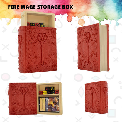 FIRE MAGE STORAGE BOX - FatesEnd - We Print Miniatures