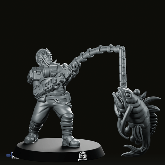 Fisherman 1 Miniature - PrintMinis - We Print Miniatures