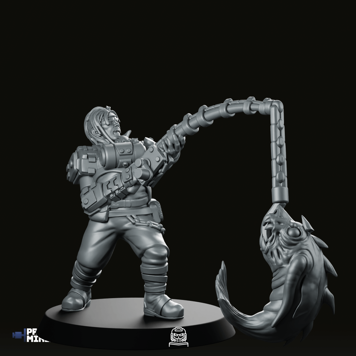 Fisherman 2 Miniature - PrintMinis - We Print Miniatures