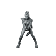 Concert Demon Hunter Rumi 2 Miniature Sci-Fi Swordfighter Miniature 360 Spin 01