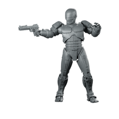 Battle Cop Cyborg Series 2A Miniature Resin Sci-Fi Miniature 360 Spin 01