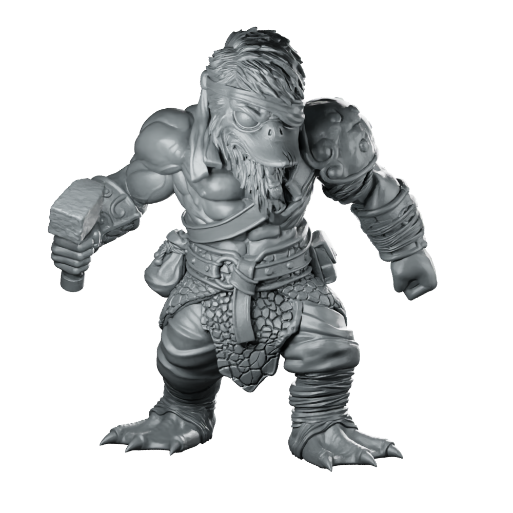 Flavio The One Eyed Mallard Artisan Miniature Hammer-Wielding Miniature 360 Spin 01