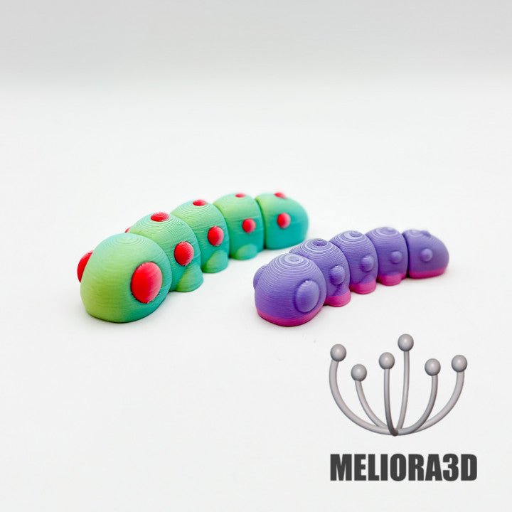 Flexi Baby Caterpillar - Meliora3D - We Print Miniatures