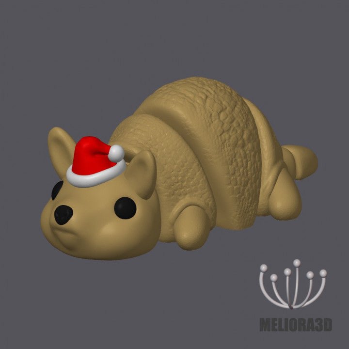 Flexi Baby Holiday Armadillo - Meliora3D - We Print Miniatures