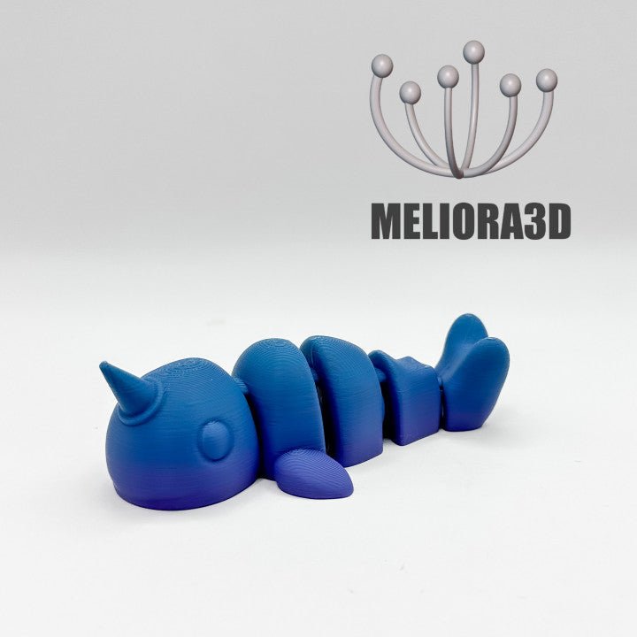 Flexi Baby Narwhal - Meliora3D - We Print Miniatures