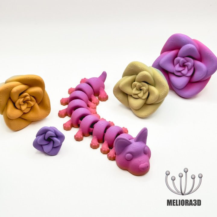 Flexi Corgipillar - Meliora3D - We Print Miniatures