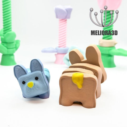 Flexi Frenchie Toast - Meliora3D - We Print Miniatures