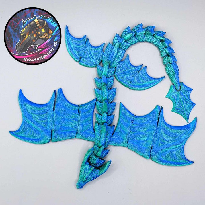 Flexi Sea Dragon, Articulated Dragon - Kirsten M - We Print Miniatures