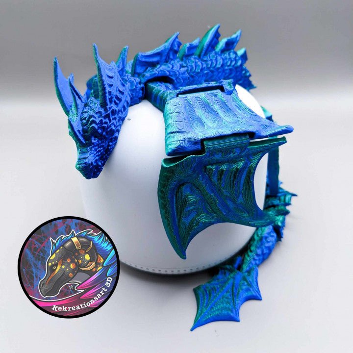 Flexi Sea Dragon, Articulated Dragon - Kirsten M - We Print Miniatures