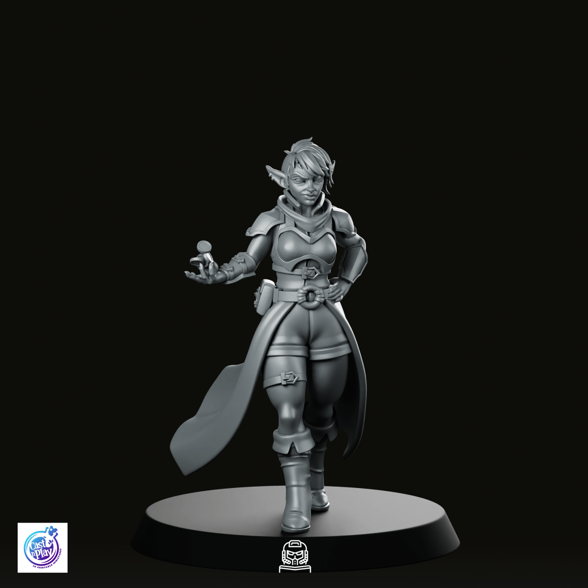 Flicking Coin Miniature - CastNPlay - We Print Miniatures