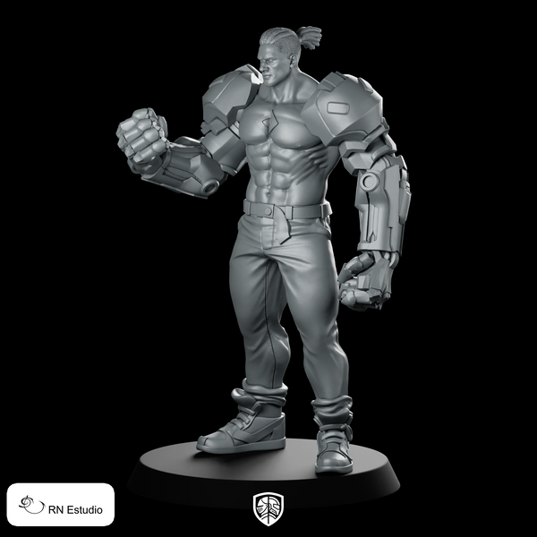 Floyd Iraia Streets Of Rage 2 Miniature Cybernetic