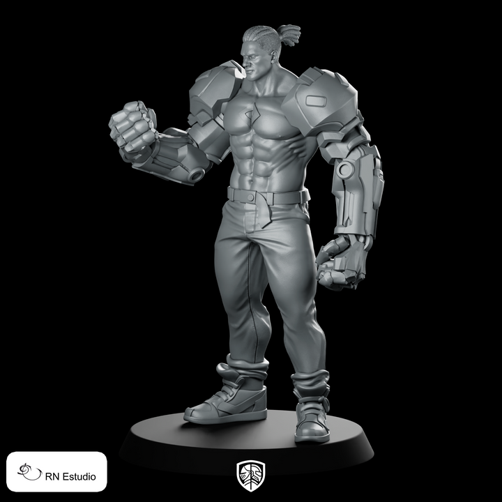 Figurine Floyd Iraia Streets Of Rage 2 Cybernétique