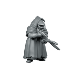 Folklore Creature (Schnabelperchten) Miniature Hooded Rogue Duelist - Vae Victis - We Print Miniatures