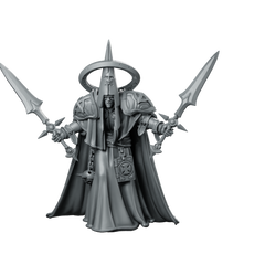 Foul Priest B Miniature Twinblade Cultist Miniature 360 Spin 01