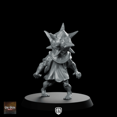 Foul Sun Goon 02 Chaotic Miniature Spiked Mask - Vae Victis - We Print Miniatures