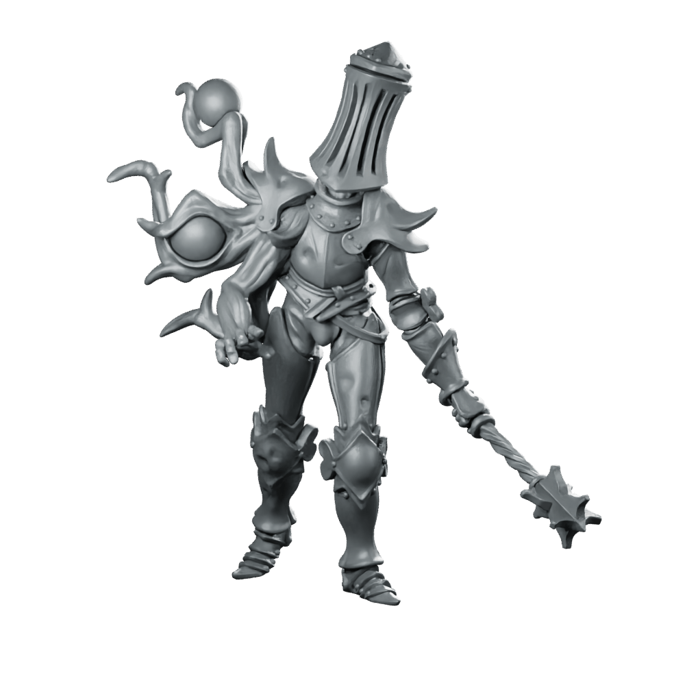 Foul Sun Mutated Knight Miniature Dark Fantasy Corrupted - Vae Victis - We Print Miniatures