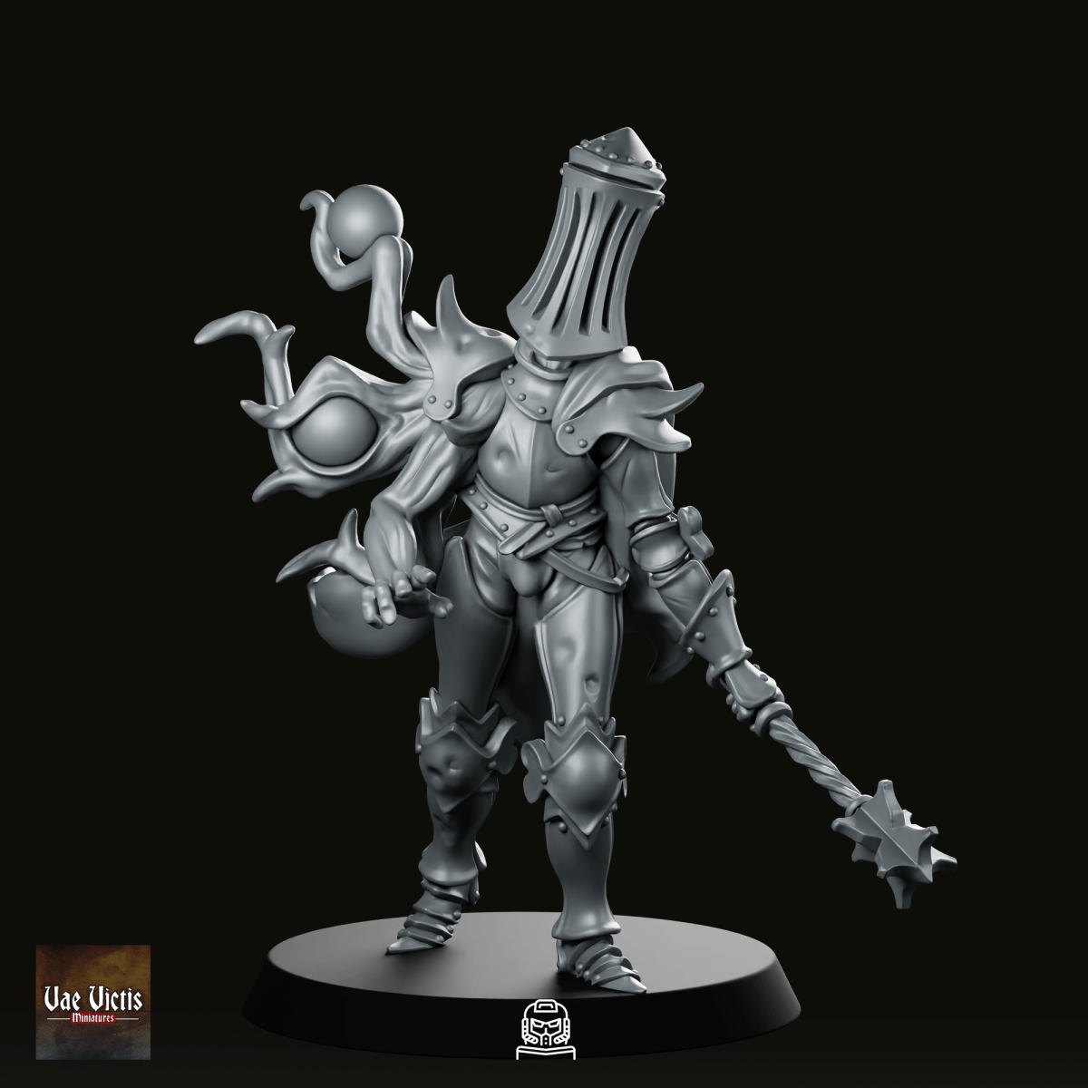 Foul Sun Mutated Knight Variant Miniature - Vae Victus Miniatures - We Print Miniatures