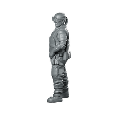 Frank Buck Jennings 01 Cyberpunk Miniature Cigar Veteran Miniature 360 Spin 01