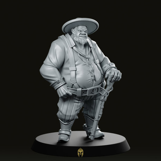 Frank Dubois Cowboy Miniature -CastNPlay - We Print Miniatures