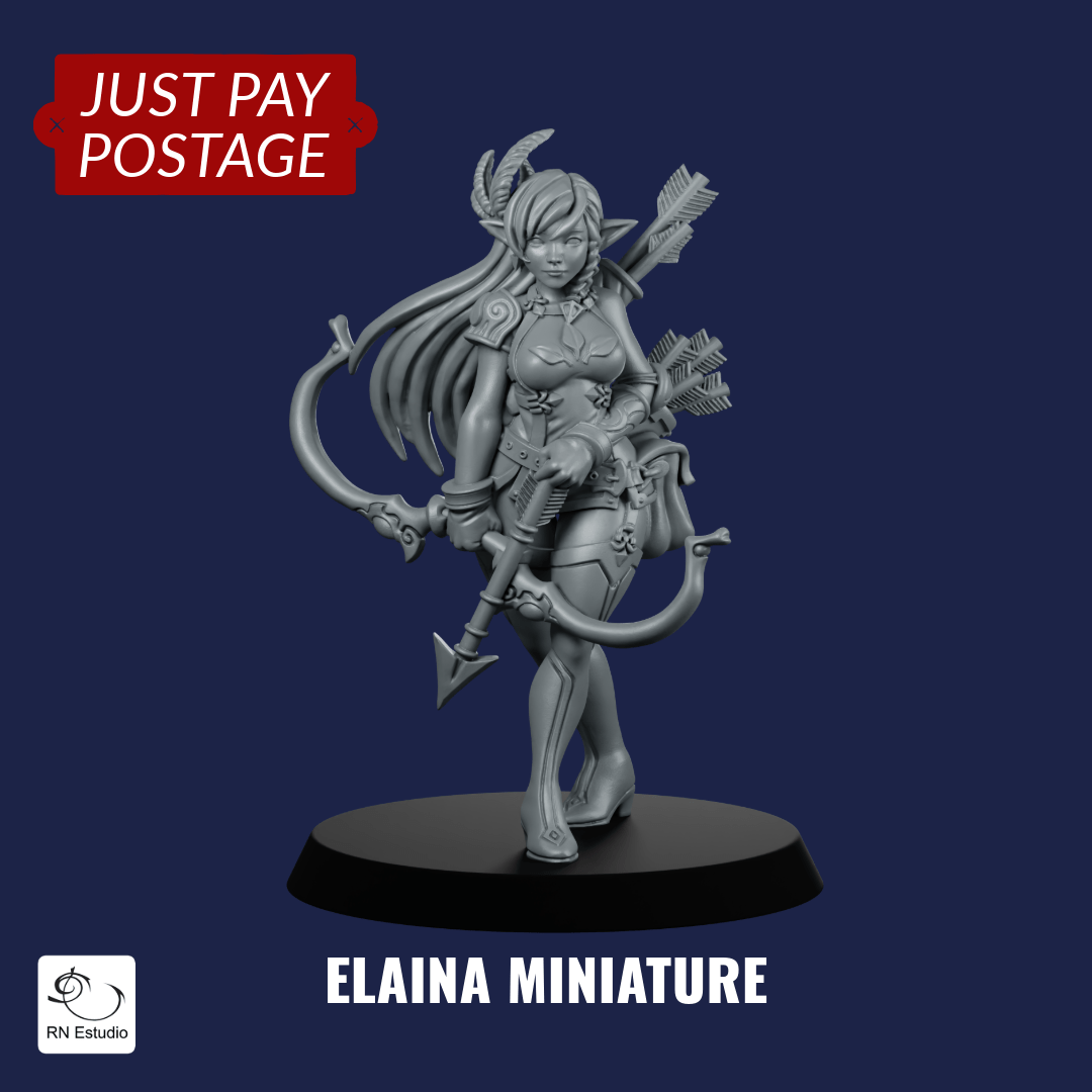 Free Elaina Miniature - Just Pay Postage - We Print Miniatures - We Print Miniatures