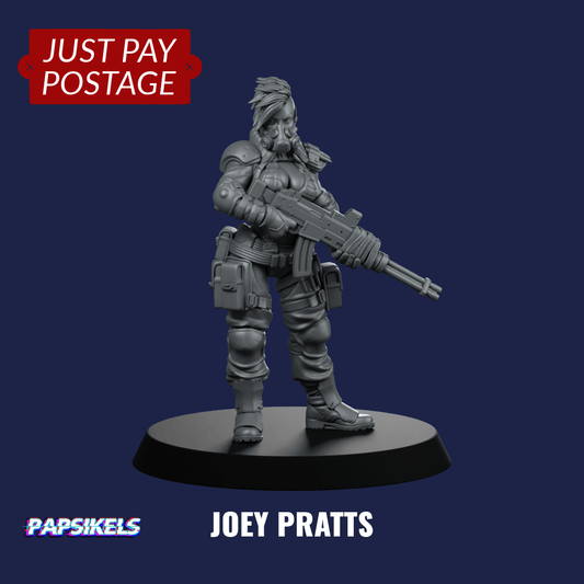 Free Joey Pratts Miniature - Just Pay Postage - We Print Miniatures - We Print Miniatures