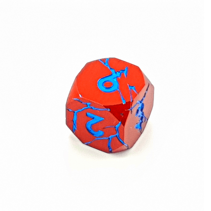 Frostfire Scar | Solid Metal Dice | 7 Piece Set - Tabletop Dominion - We Print Miniatures