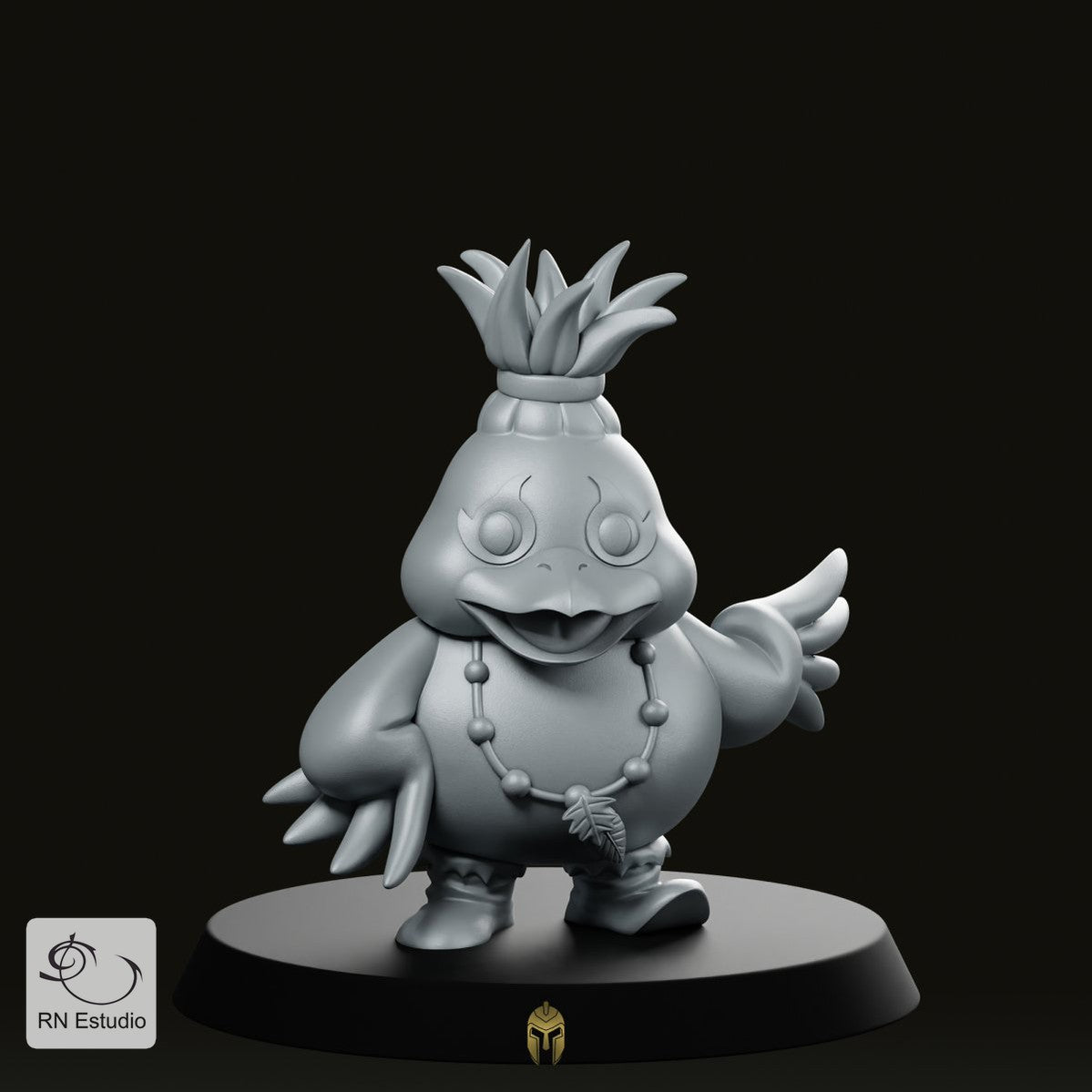 Funky Bird Miniature - RN Estudio - We Print Miniatures