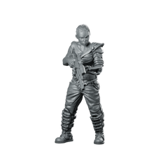 Furious Empress Miniature Sci-Fi Commander Resin RPG Miniature 360 Spin 01