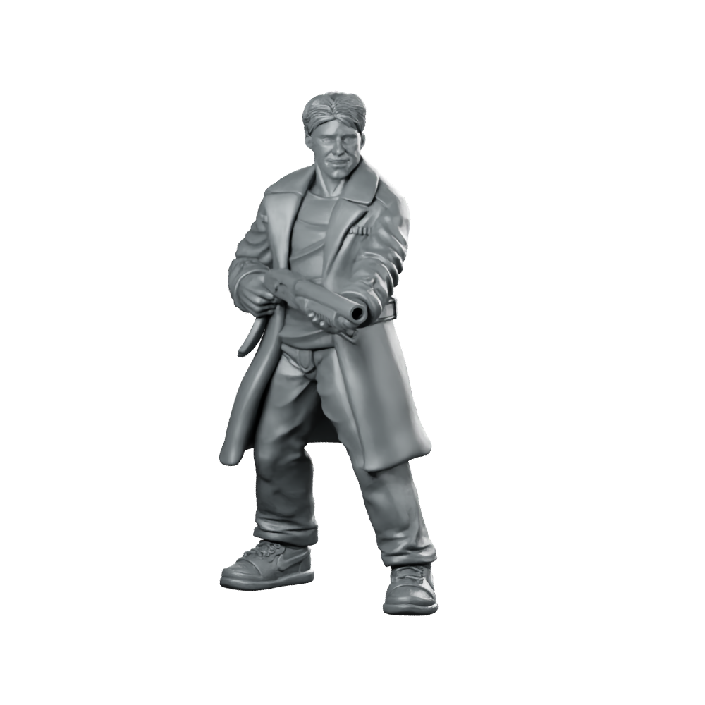 Barry Mcguffin Future Saviour Miniature Sci-Fi Human Character Miniature 360 Spin 01