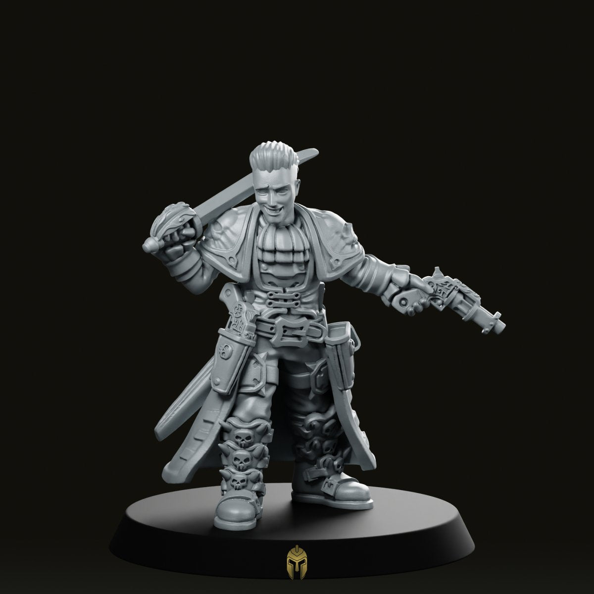 Gabriel Bounty Hunter Miniature -PrintMinis - We Print Miniatures