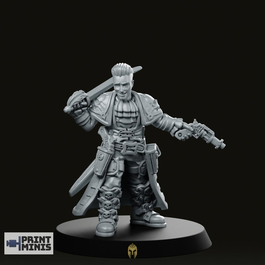 Gabriel Bounty Hunter Miniature -PrintMinis - We Print Miniatures