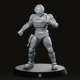 Galactic Space Sheriff Miniature -Papsikels Miniatures - We Print Miniatures