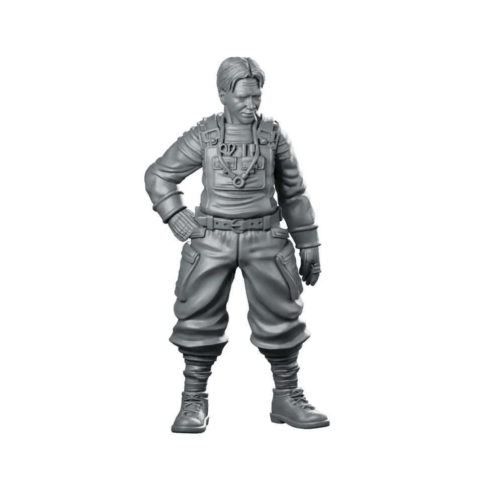 Geneticist Creator Miniature Sci-Fi Scientist Resin Figure Miniature 360 Spin 01