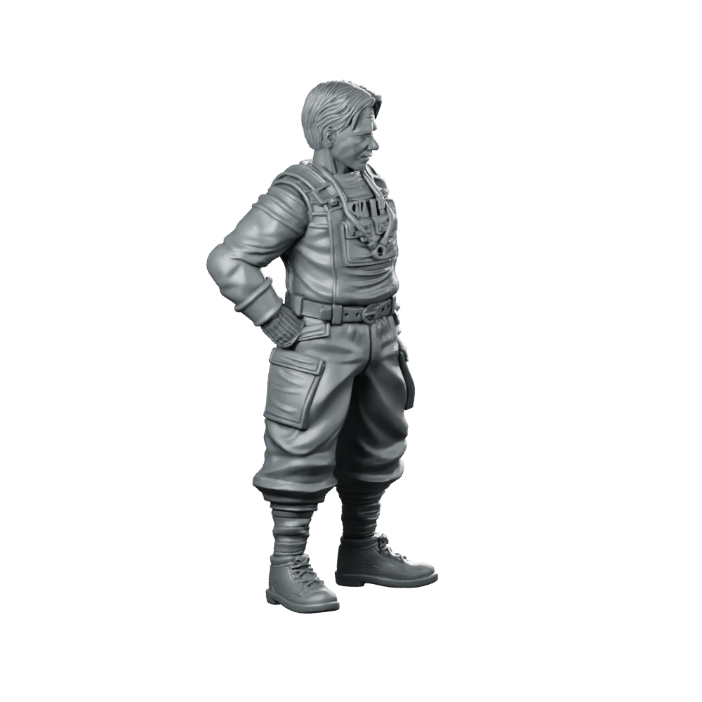 Geneticist Creator Miniature Sci-Fi Scientist Resin Figure Miniature 360 Spin 02