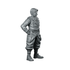 Geneticist Creator Miniature Sci-Fi Scientist Resin Figure Miniature 360 Spin 02