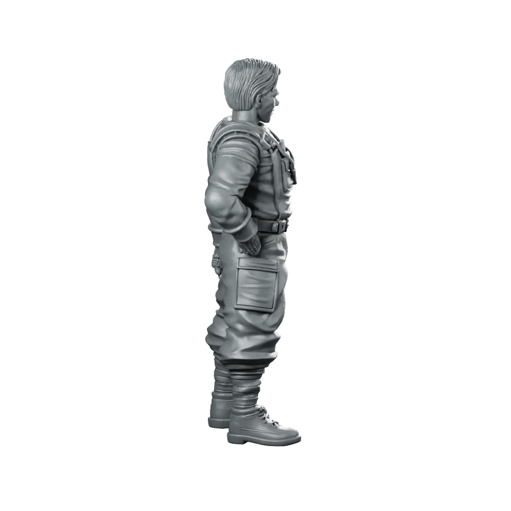 Geneticist Creator Miniature Sci-Fi Scientist Resin Figure Miniature 360 Spin 03