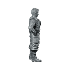 Geneticist Creator Miniature Sci-Fi Scientist Resin Figure Miniature 360 Spin 03