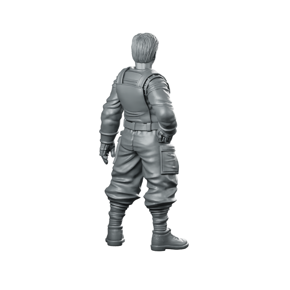 Geneticist Creator Miniature Sci-Fi Scientist Resin Figure Miniature 360 Spin 04