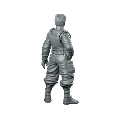 Geneticist Creator Miniature Sci-Fi Scientist Resin Figure Miniature 360 Spin 04