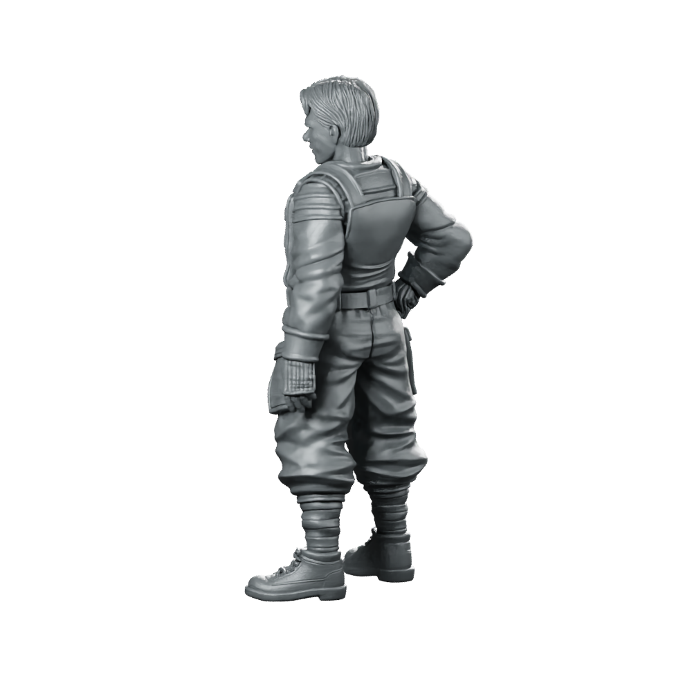 Geneticist Creator Miniature Sci-Fi Scientist Resin Figure Miniature 360 Spin 06