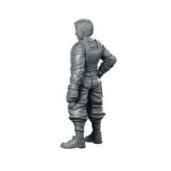 Geneticist Creator Miniature Sci-Fi Scientist Resin Figure Miniature 360 Spin 06