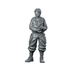 Geneticist Designer Miniature Sci-Fi Scientist Cyberpunk Character Miniature 360 Spin 01