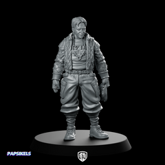 Geneticist Developer Miniature Cyberpunk Bionic AI Scientist