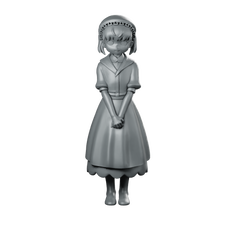 Georgia Miniature Anime Fantasy Girl Mystery Character Miniature 360 Spin 01