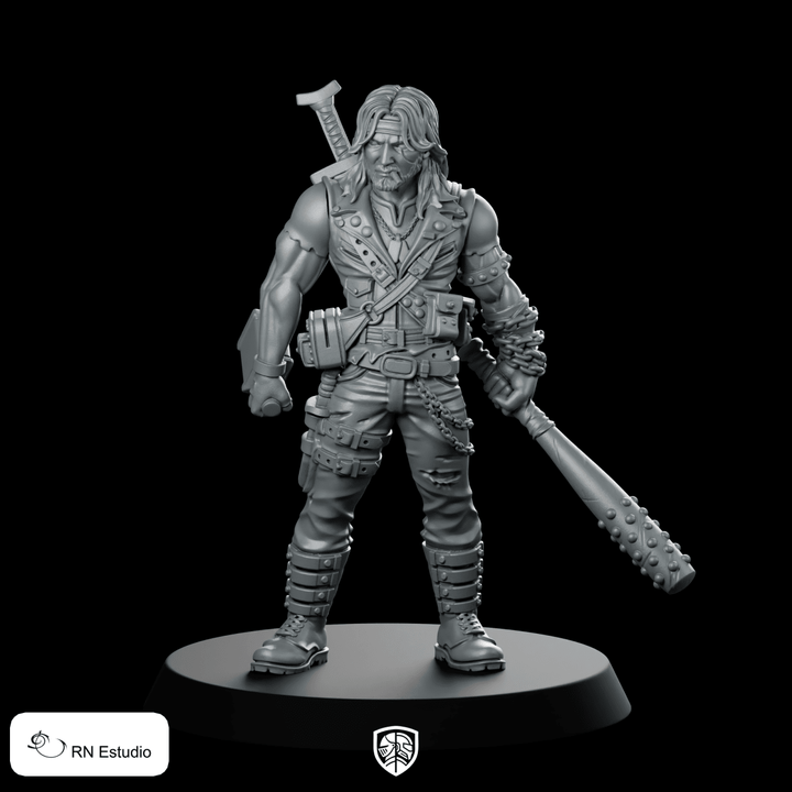 Gerardo Thug Walking Dead Miniature Wasteland Bounty Hunter