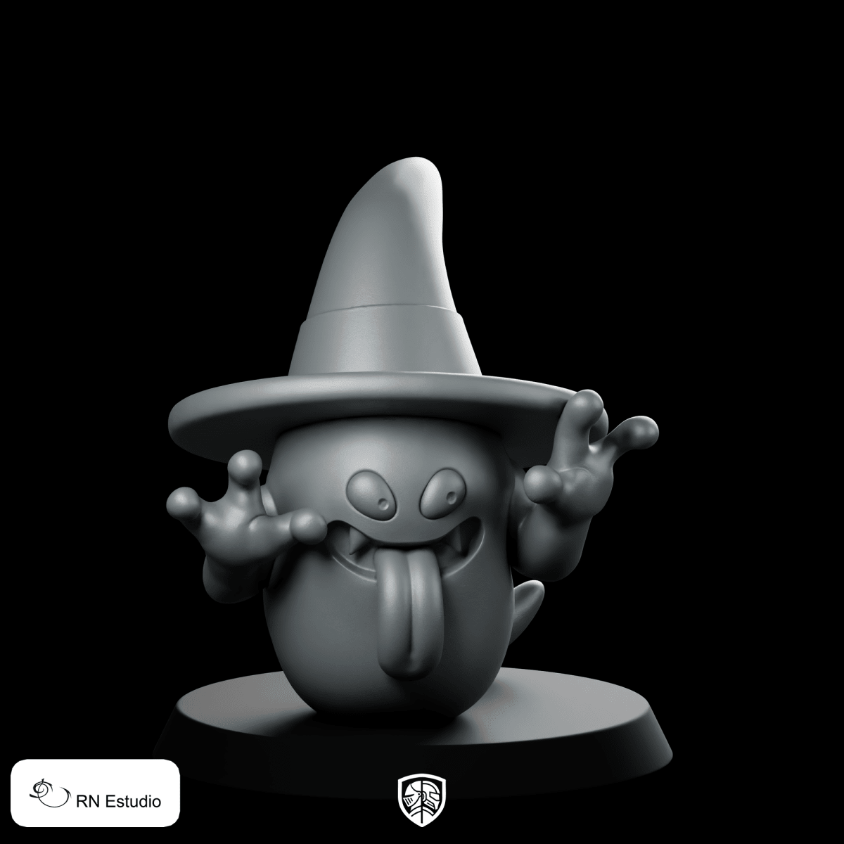 Ghost Dq Miniature Witch Hat Ghost - RN Estudio - We Print Miniatures